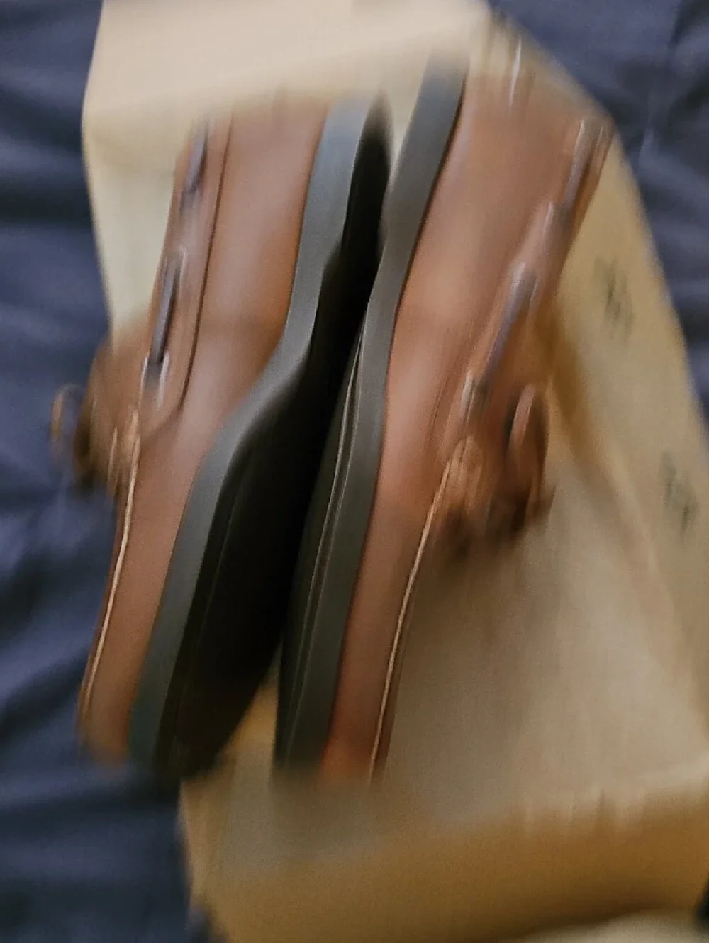 L.L. Bean Men's Tan Leather Boat Shoes
